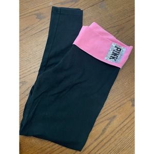 Victoria's Secret Pink- Yoga Leggings- Bling- Size M